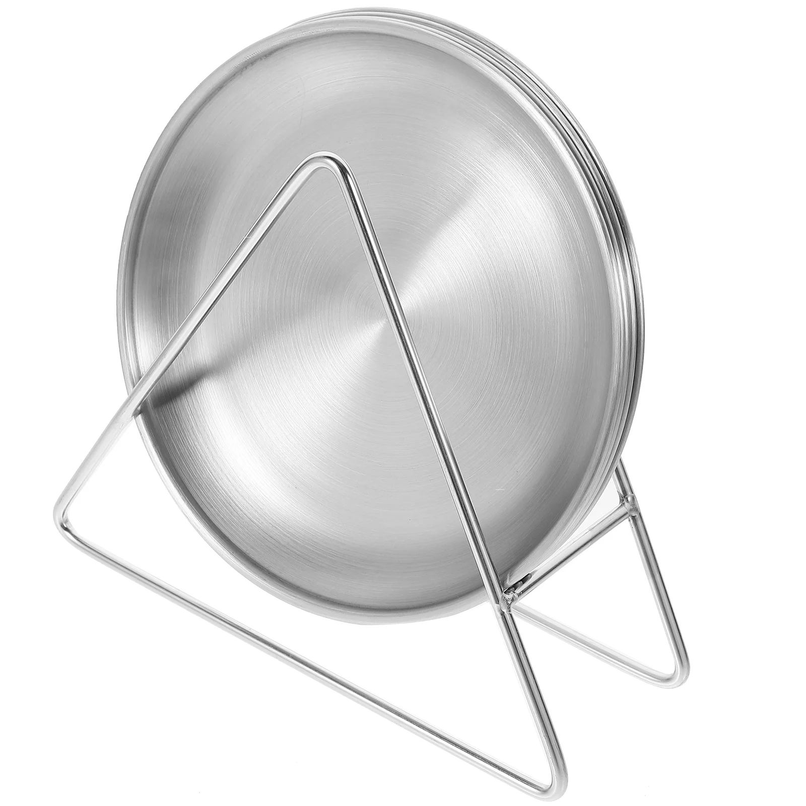 

Round Tray Base Pasta Storage Plate Bbq Dribbling Fruit Serving Dinner Holder Stainless Steel Trays Food Cake Kitchen