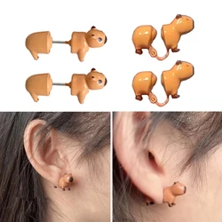 Серьги с капибарами Серьги с капибарами