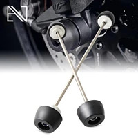 motorcycle front rear axle fork crash sliders wheel protector falling protection for trident660 trident 660 2020 2022