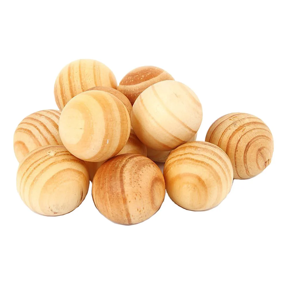 

120 шт., дезодорирующие деревянные мячи для одежды