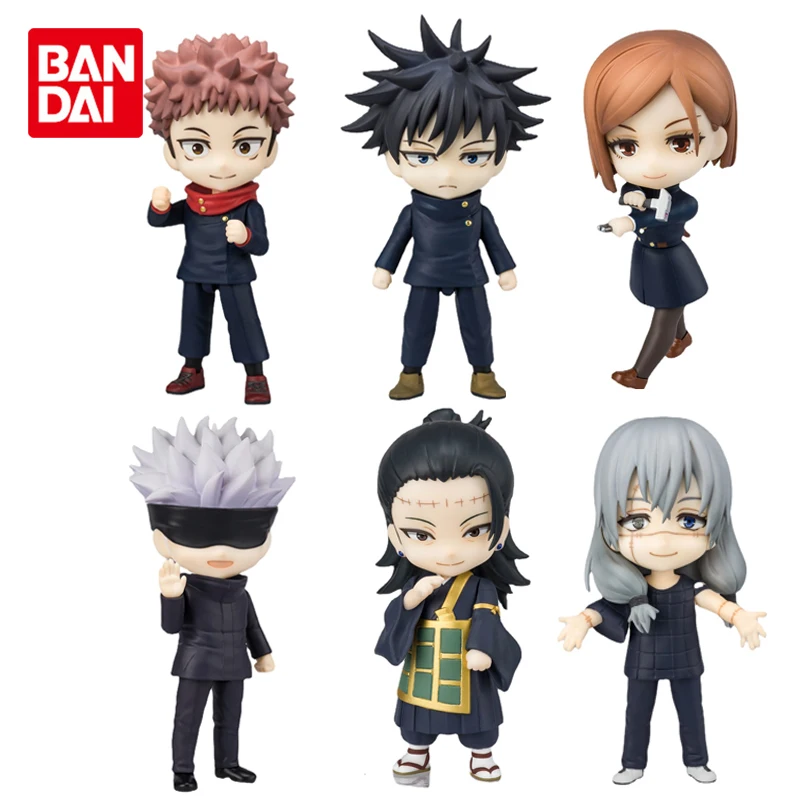 

Bandai Figuarts Mini Jujutsu Kaisen Itadori Yuji Fushiguro Megumi Kugisaki Nobara Geto Suguru Gojo Satoru Action Figures Toys