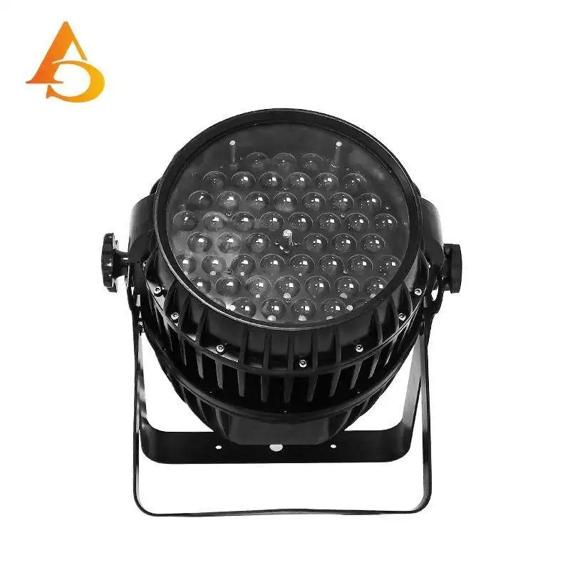 Фото Светодиодный прожектор AICPOSE 54x3w с теплым белым светом и зумом для вечеринок, уличных мероприятий, водонепроницаемый, для сцены №2