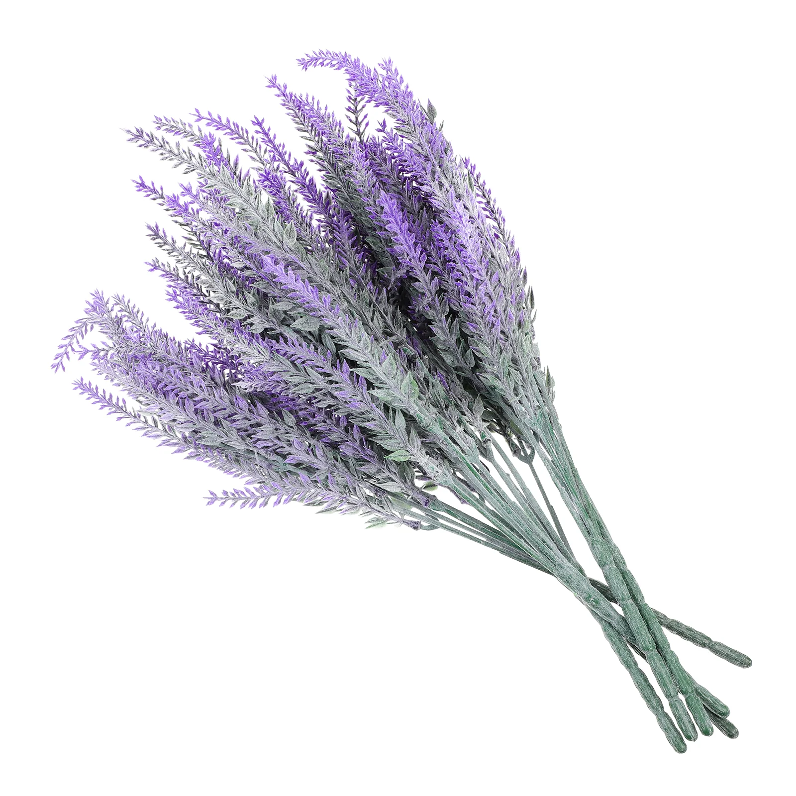 

6 Pcs Artificial Lavender Wedding Flowers Bouquets Decorative Faux Simulation Decors Realistic Plastic Bride Fake