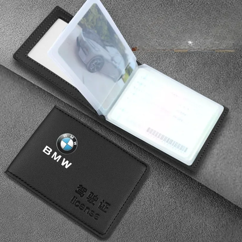 Водительская Лицензия 2 в 1 Кожаная фотосессия для BMW X1 X2 X3 X5 X4 X6 X7 G30 G20 G32 G11 G12 F40 F30 F20