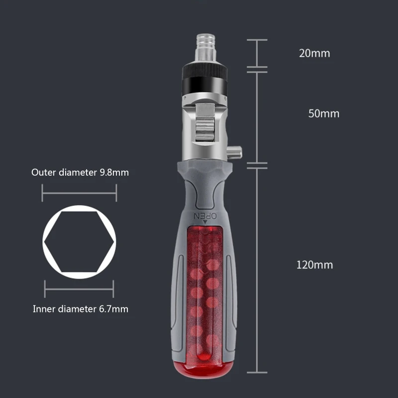 

Набор отверток с храповым механизмом, 11 в 1