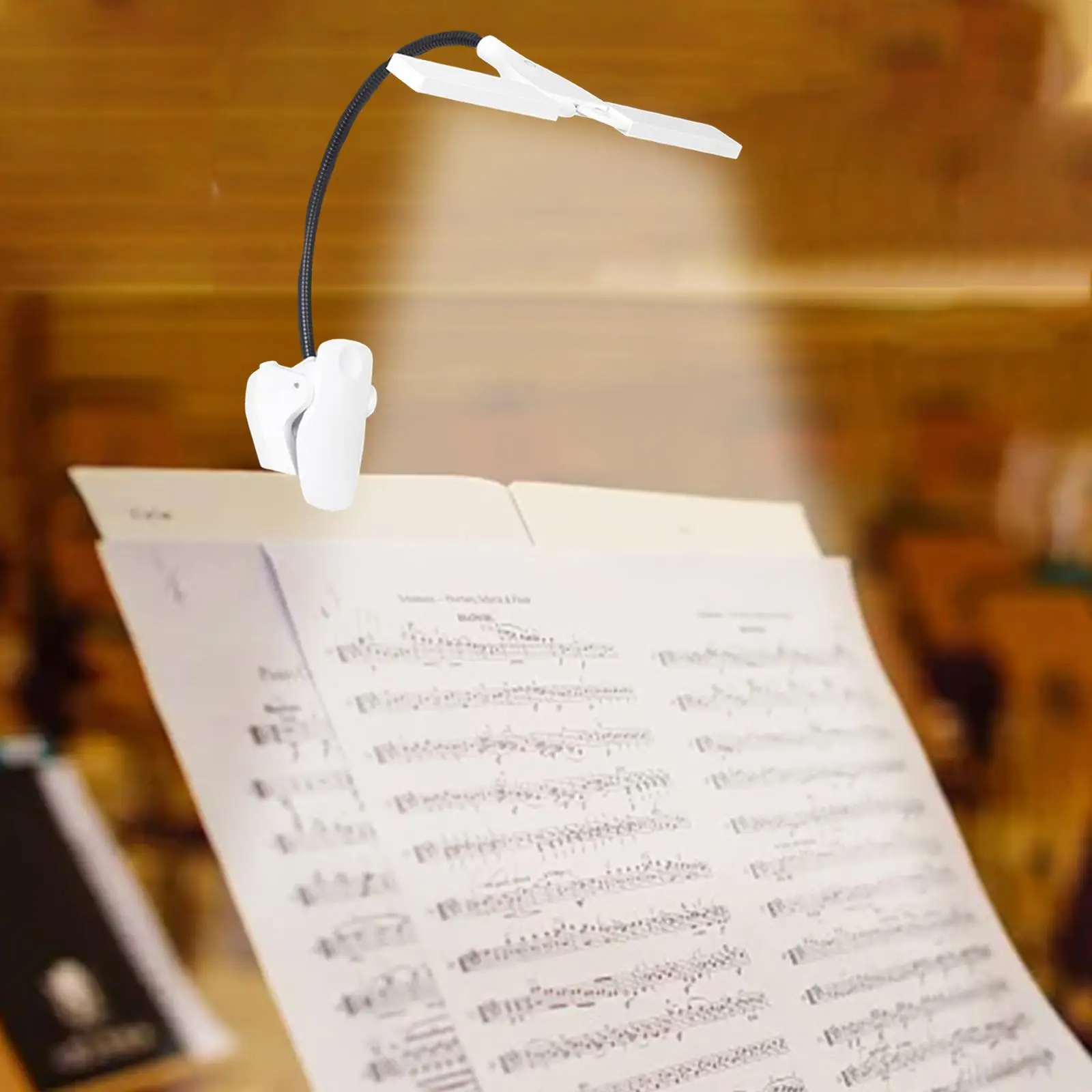 

Portable Clip On Light Reading Light, LED Desk Lamp Night Light for Office Bedroom