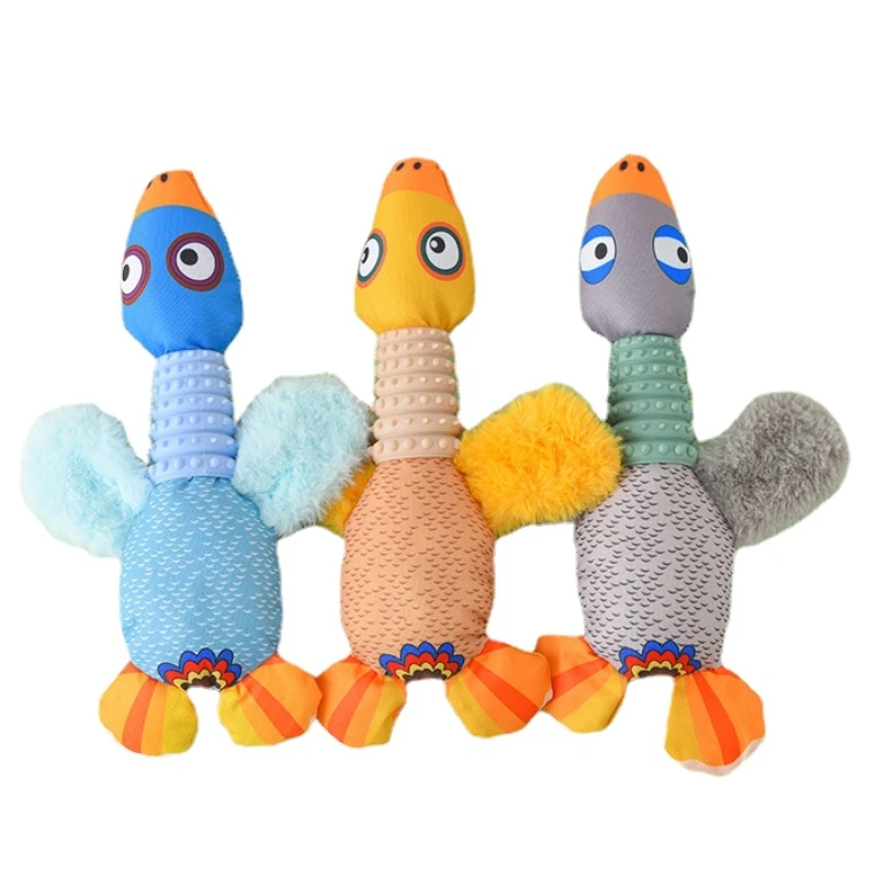 

Dog Squeak Toys Wild Goose Sounds Toy Cleaning Teeth Puppy Dogs Chew Supplies Training 30cm Household Pet Dog Toys accessories