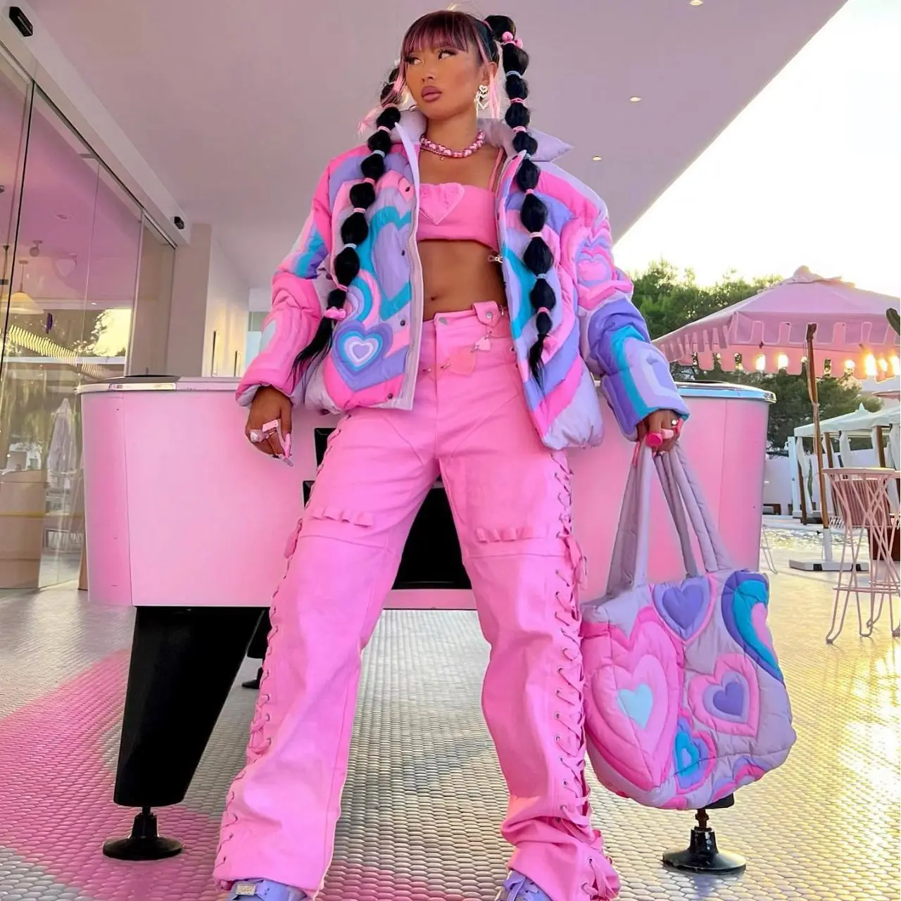 Рисунок 4 - Длинные Пузырьковые куртки-бомберы