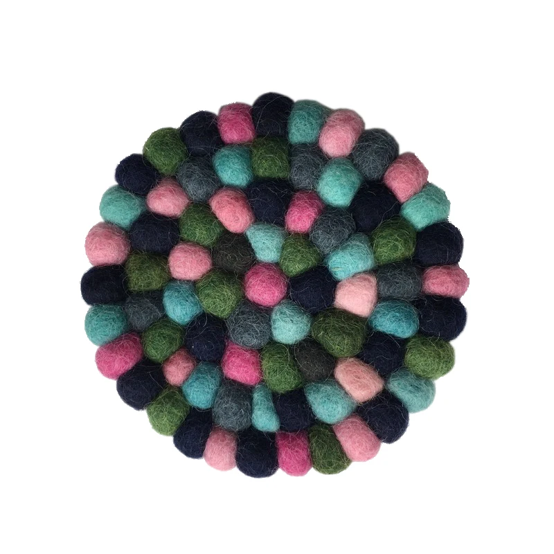 Подставка из войлока ручной работы круглые и квадратные подставки подставка под