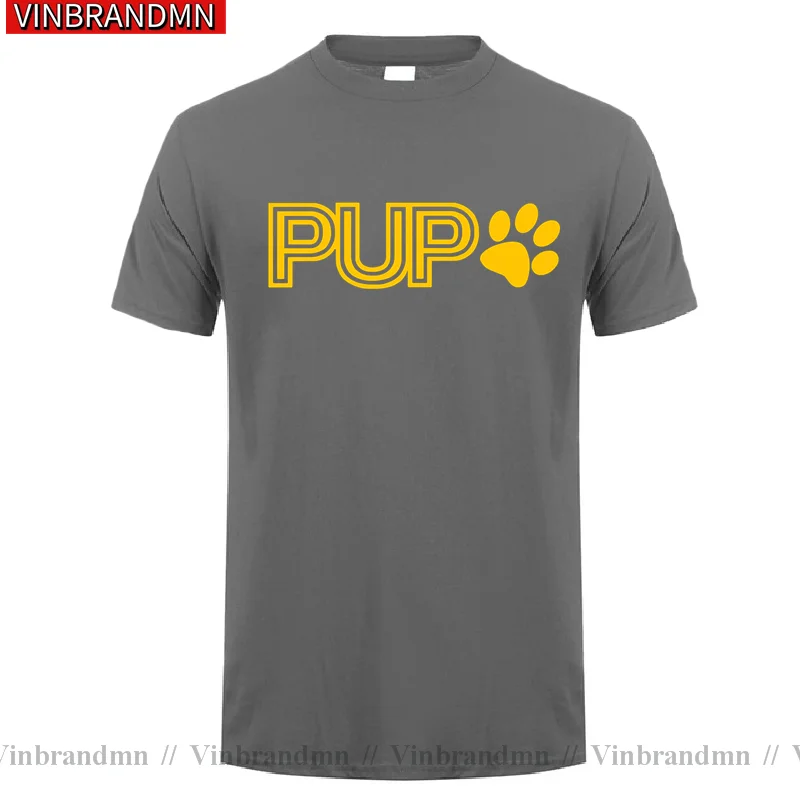 Оптовая продажа Pup Play Puppy Мужская футболка с изображением звонка для любителей