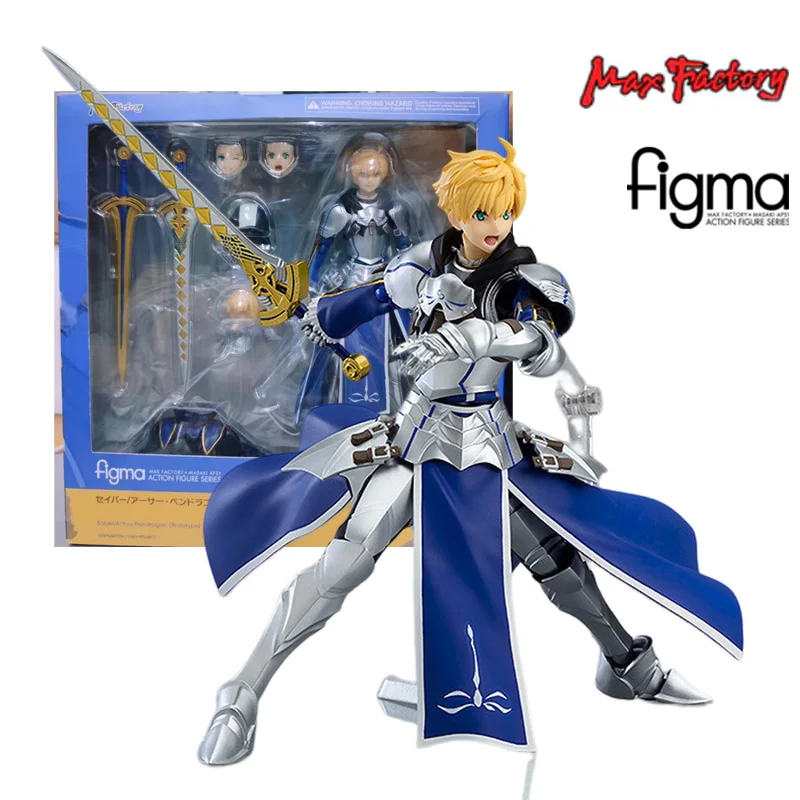 

MAXFACTORY Figma Original Fate FGO Saber Arthur Pendragon Anime Figure Model Collecile Action Toy Gift for Children