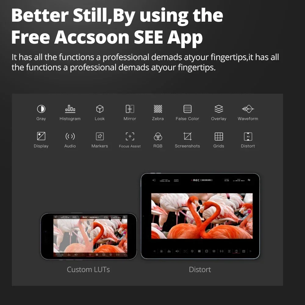Фото Новый адаптер-видеопередатчик Accsoon SeeMo UIT02 для iPad/iPhone 14 Pro: запись видео на монитор для киносъемки №4
