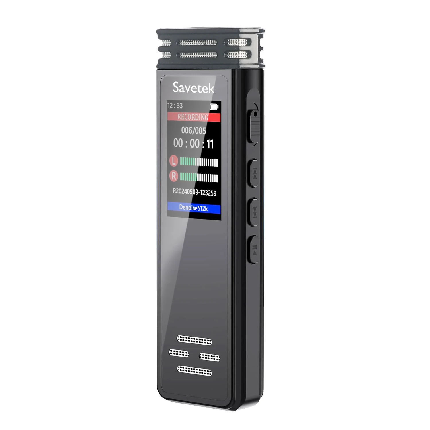 Цифровой аудио-рекордер USB C с голосовой активацией 32 ГБ 64 128 ручка для записи Mp3