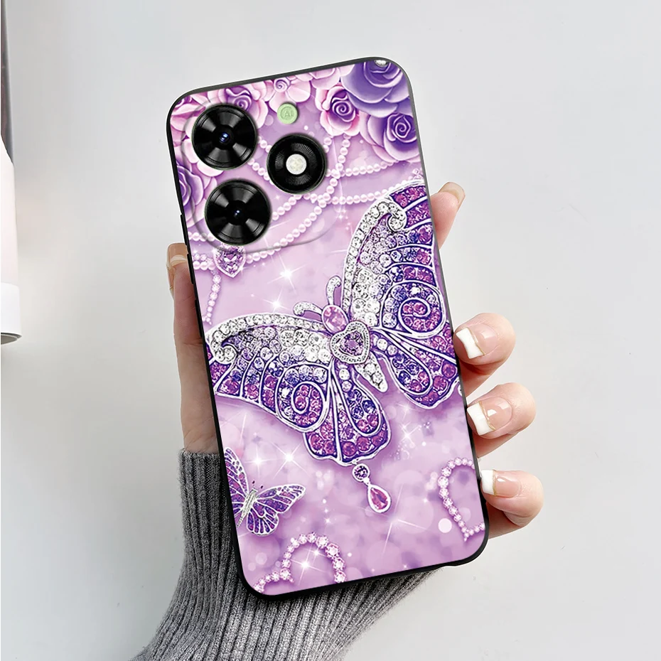 Креативная нишевая защита от падения для Tecno Spark Go 2024 модные чехлы телефона 20C