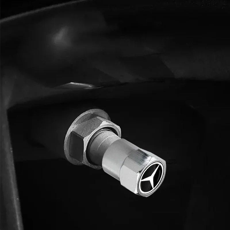 4 шт./лот красочная автомобильная шина шестиугольная крышка сопла клапана из