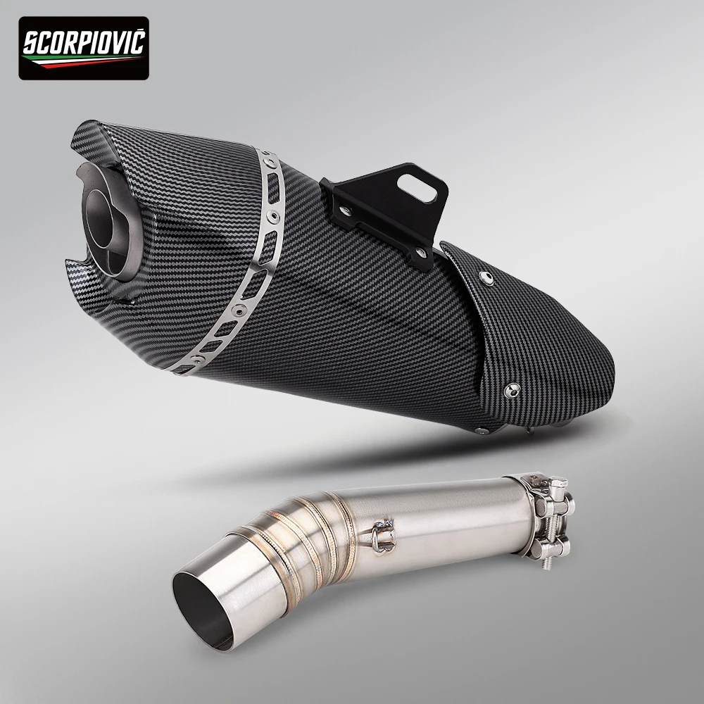 Фото Глушитель Slip-On для мотоциклов NC700 NC700X NC750 NC750X NC750S 2012-2023, соединительная труба из углеродного волокна, DB Killer №2