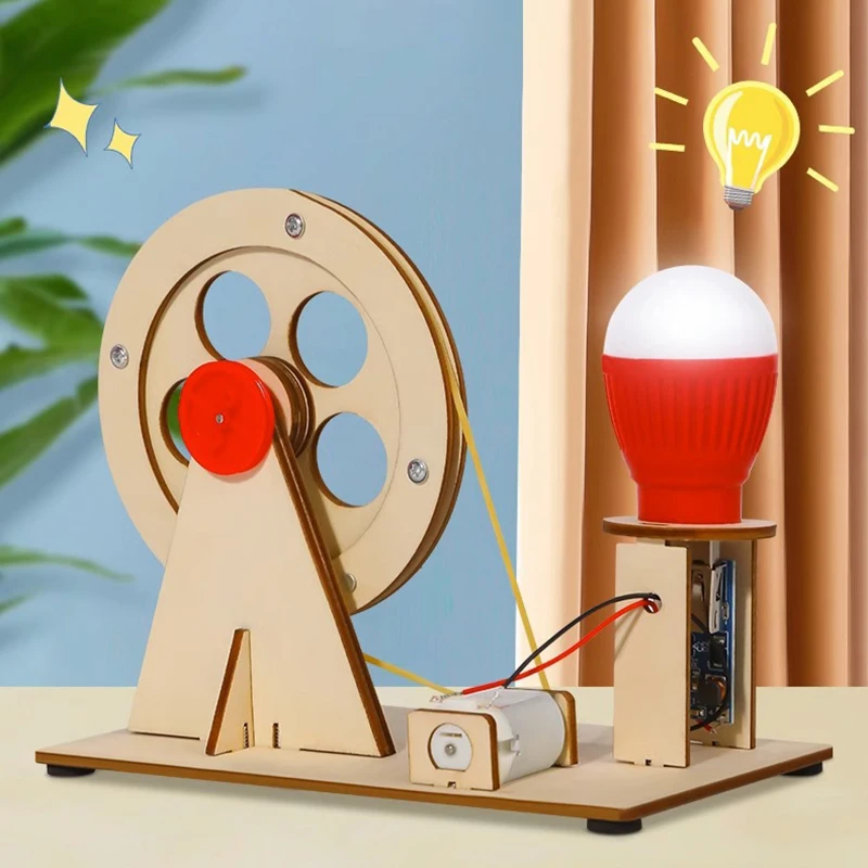 Новая забавная модель лампочки ручной генератор сделай сам научная технология