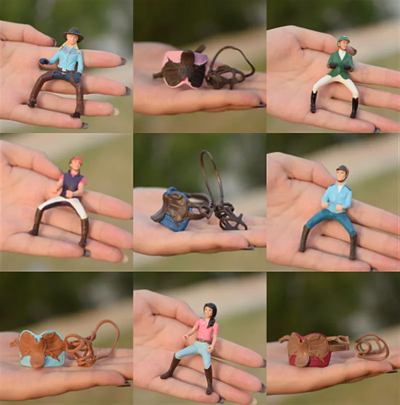 

Аксессуары для конного спорта из Германии, соревнование по соревнованиям, седло, Райдер, ферма, декоративная модель лошадей, имитация игрушек