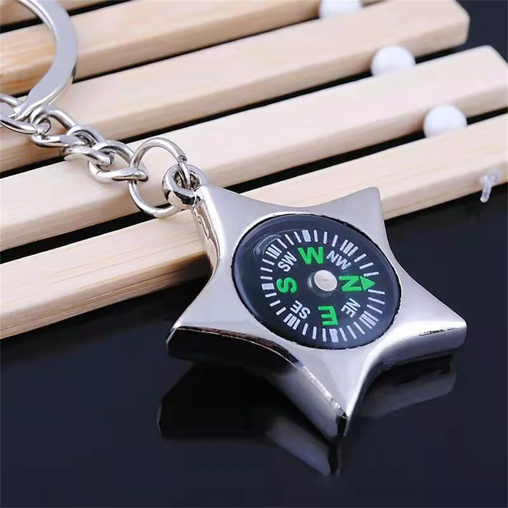 

NCEE New Helmsman Compass key Keychain Top Quality Fashion Key Chain For Lettering Men Women Best Birthday Valentine's Day Gift