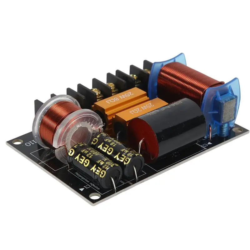 DT1308~250W Аудио-частотный разделитель для двухполосных Hi-Fi колонок, кроссовер для сценического использования, высокомощный разделитель частот (art.: 3920dbbb4dfc5) - 3920dbbb4dfc5