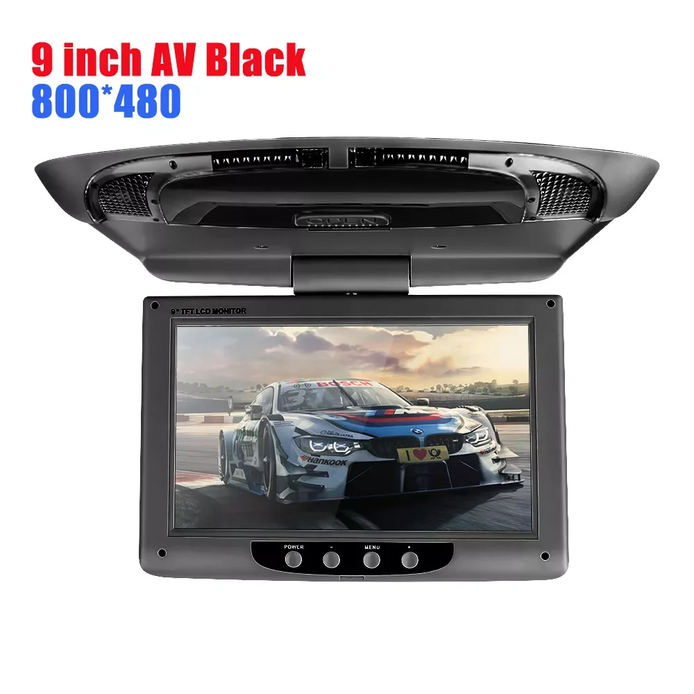 

NEW2023 Newest 9 inch HD Radio AV monitor for car radio Player Roof TFT Digital LCD Screen Car Headrest Player Touch Monitor