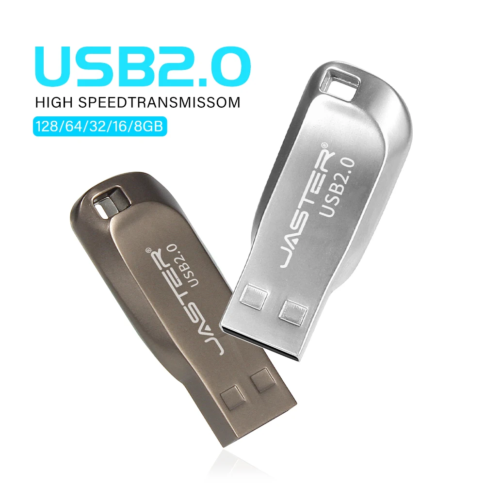 Высокоскоростные флэш-накопители USB 2.0 Jaster Metal Stick Водонепроницаемая