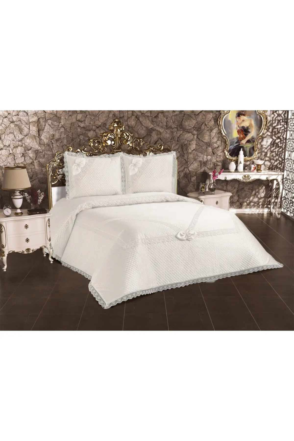 

Naime pique set and bedspread double room textile home & furniture