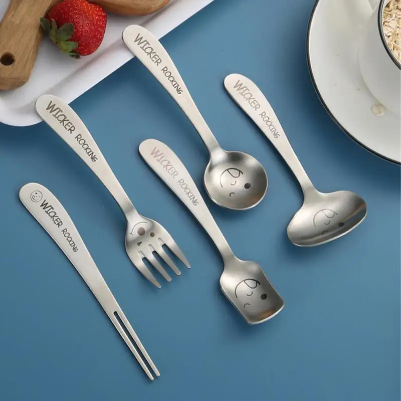 Ложка для кормления прочная портативная из нержавеющей стали 304