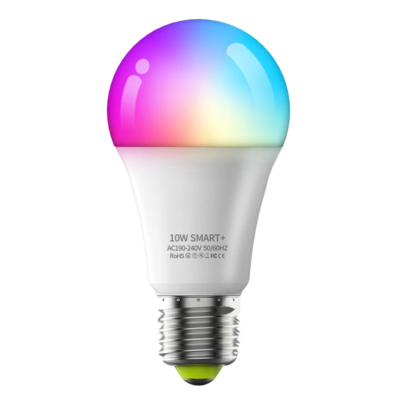 

Dimmable E27 Rgb Lamp Diy Corlorful Smart Led Bulb Timer Remote Controller Lamp Support Alexa Google Home Wireless Wifi
