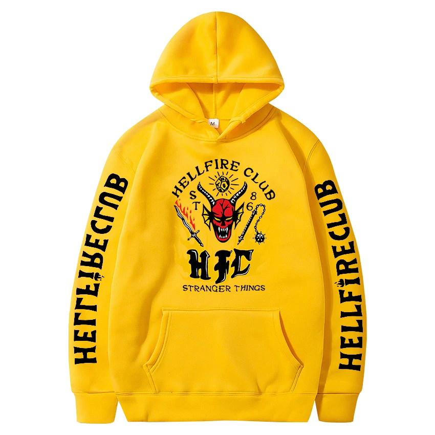 Толстовка HellfireClub для подростков уличная одежда с длинным рукавом на заказ