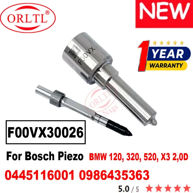 НОВАЯ форсунка F00VX30026 Commmon Rail 0445116001 0986435363 ДЛЯ BOSCH PIEZO BMW 120 320 520 X3 2 0D 0 445 116 001 ORLTL