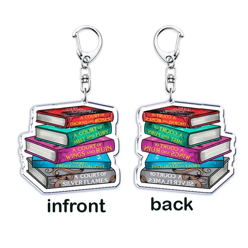 Брелок Acotar Books для аксессуаров сумка Rhysand Feyre A Court of Thorns and Roses брелок ключей кольцо