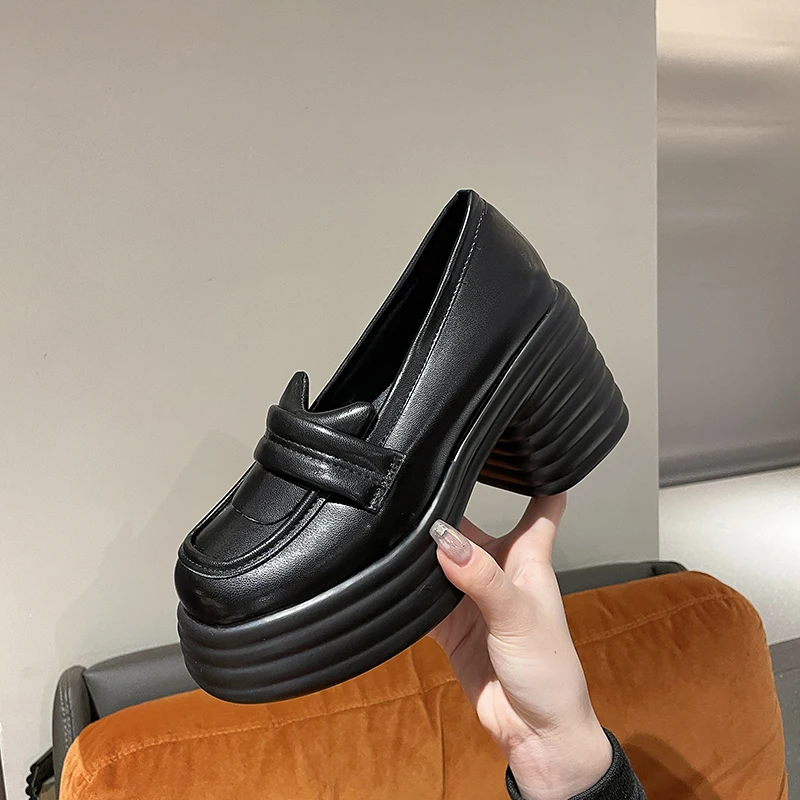 

Newest Mary Janes Platform Shoes Women 2023 Lolita High Heels Sandals Fashion Chunky Pumps Sexy Oxford Femme Zapatos Mujer