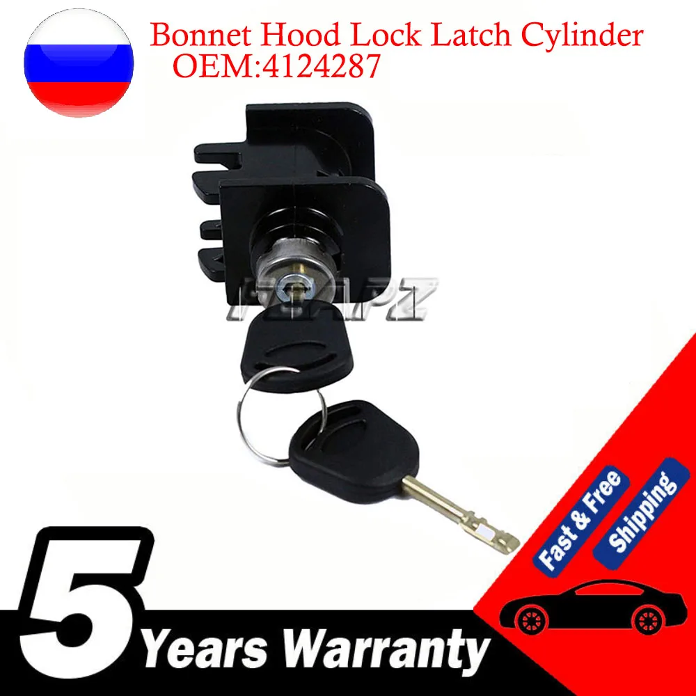 Замок капота цилиндр замка с 2 ключами для Ford Transit MK6 2000-2006 4124287 автозапчасти |