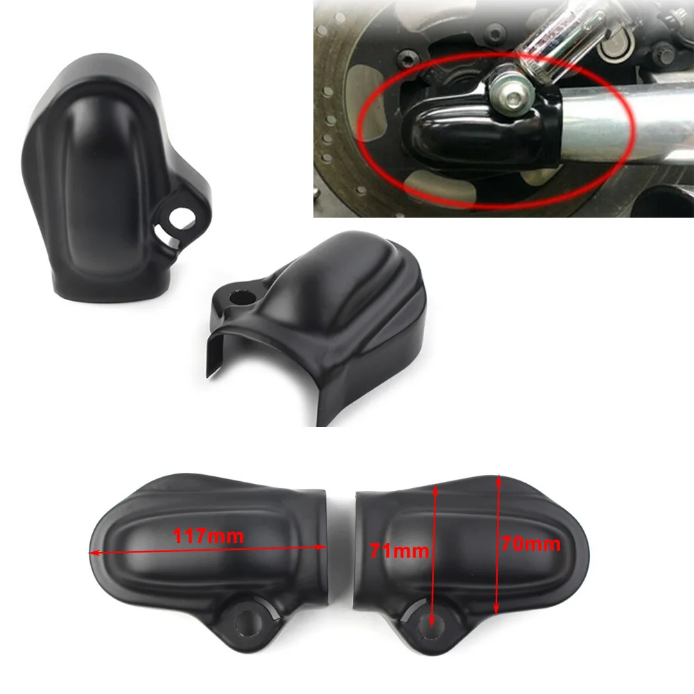 

2x Black для Harley Night Rod Special VRSCDX V Rod Muscle 2002-2017 защитная задняя крышка мотоциклетного стержня осей левая + правая
