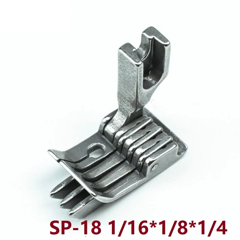 

New Design SP-18 Right Three Edge Guide Presser Foot For Industrial Single Needle Straight Lockstitch Sewing Machine 0.3 0.6 1.0