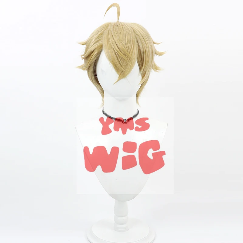 Новый Arknights модный кожа текила косплей парик короткие желтые термостойкие