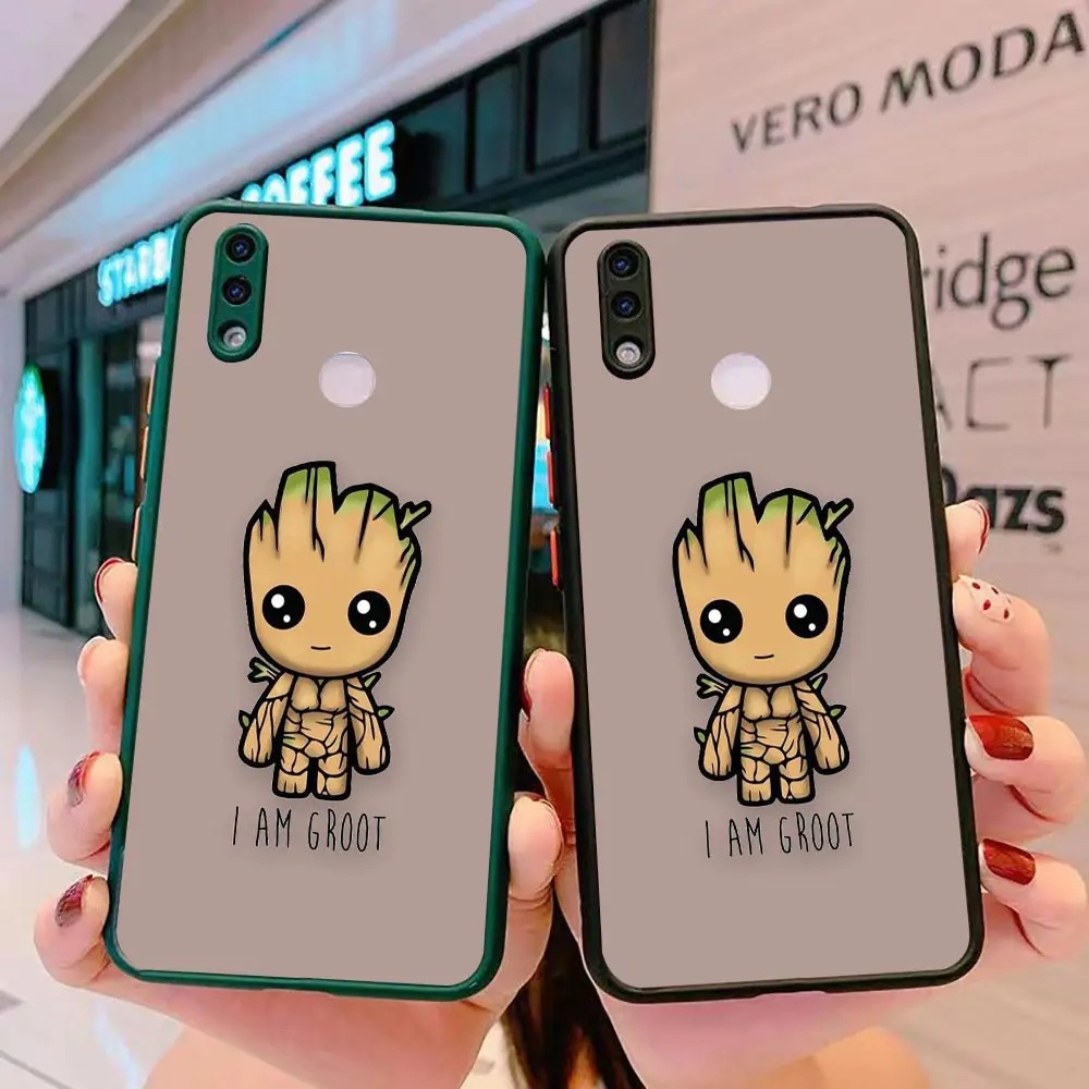 

Shockproof Matte Case Funda Coque For OPPO RENO 8 7 7Z 6 6Z 6 4G 5 4 SE 3 2 2F 5GPRO PLUS Clear Case Para Marvel Baby I AM GROOT