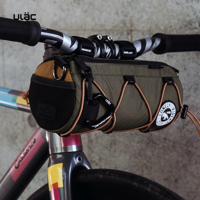 ULAC Велосипедная передняя сумка-труба емкостью 1 7 л сумка на руль