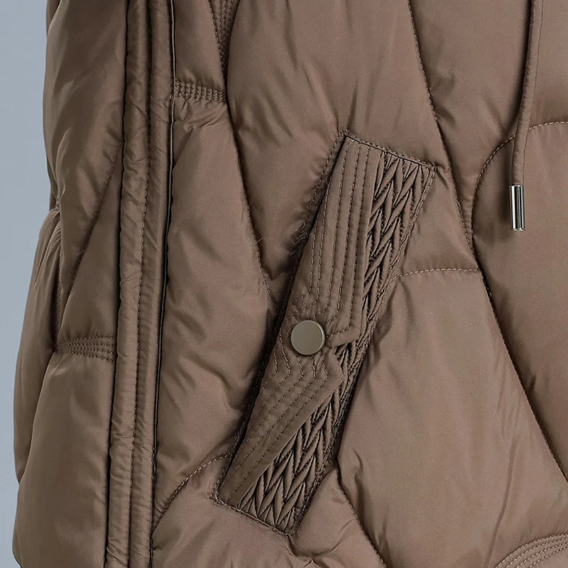 Mom Winter coat New Thickened Middle-Aged and Elderly down Jacket Cotton-padded Clothes Autumn Winter Clothing Wide Lady ...