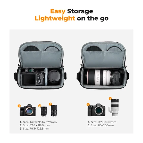 Bolso de hombro impermeable para cámara Instax Mini 12