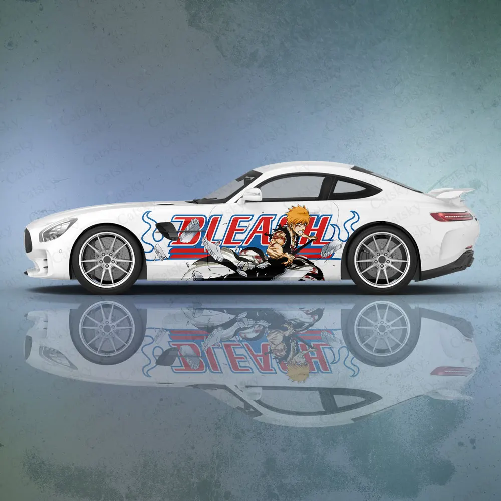 

KUROSAKI ICHIGO BLEACH cartoon side graphic stickers Vinyl stickers universal size package suitable for most car stickers custom