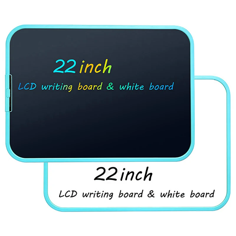 Double Side 22 Inch LCD Writing Tablet E-Writing Pad Whiteboard Electronic Drawing Board Magnetic Blackboard Notepad with Pen