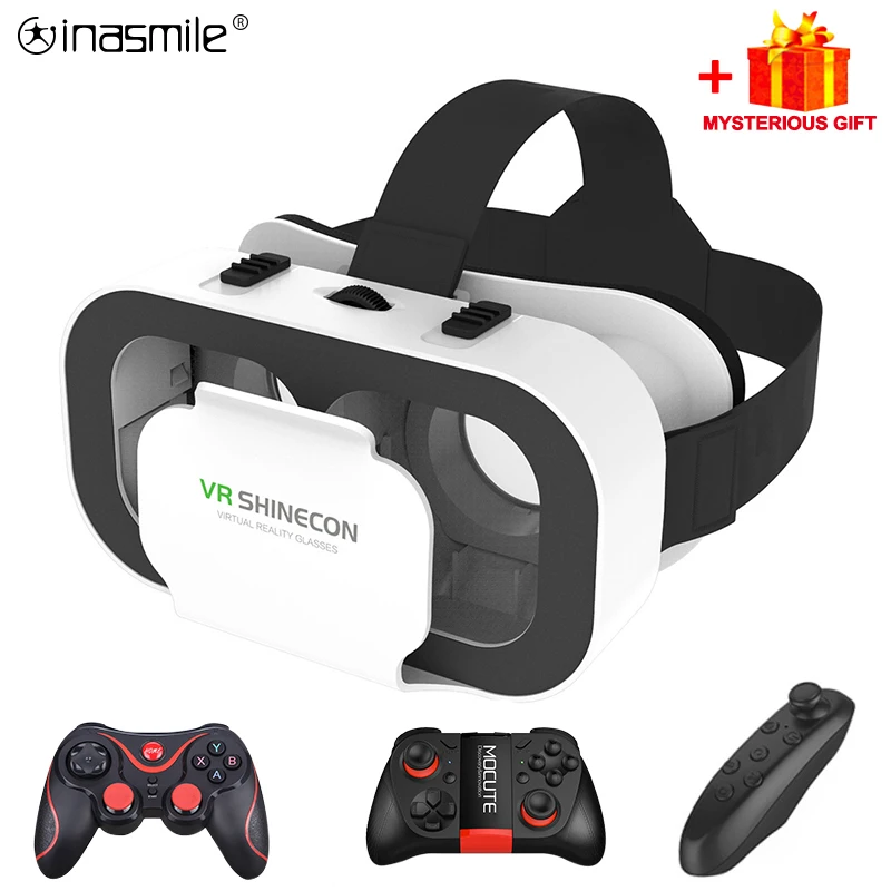 Шлем виртуальной реальности шлем с контроллерами для мобильных игр фильмов