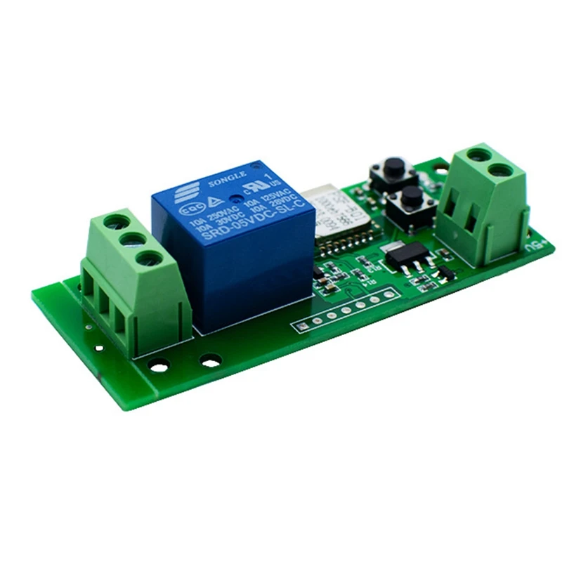 

HFES Ewelink умный DC5V DIY 1-канальный пробег встраиваемый самоблокирующийся WIFI беспроводной переключатель для умного дома пульт дистанционного уп...