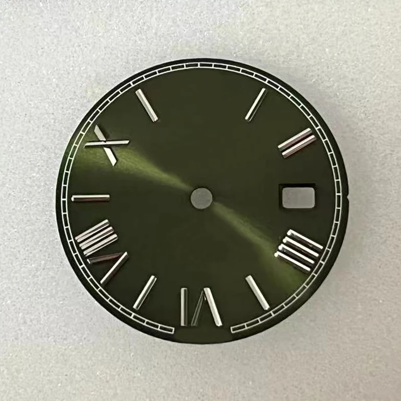

Olive Green Color Watch Dial For 36mm Datejust Fit 3135 Movement Aftermarket Watch Parts