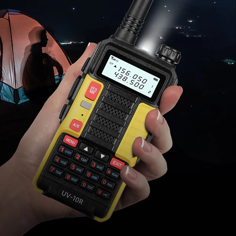 BAOFENG UV-10R рация 10 Вт трехрежимная мощная двухдиапазонная двусторонняя