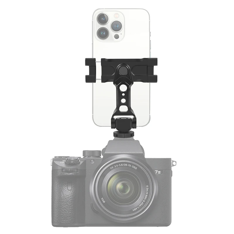 Держатель для телефона с горячим башмаком камеры гибкий адаптер штатива
