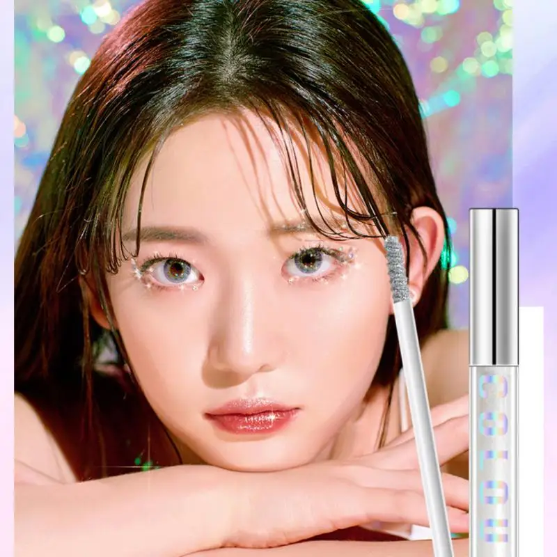 Блестящая Алмазная Мерцающая тушь для ресниц блестящая Водостойкая густая