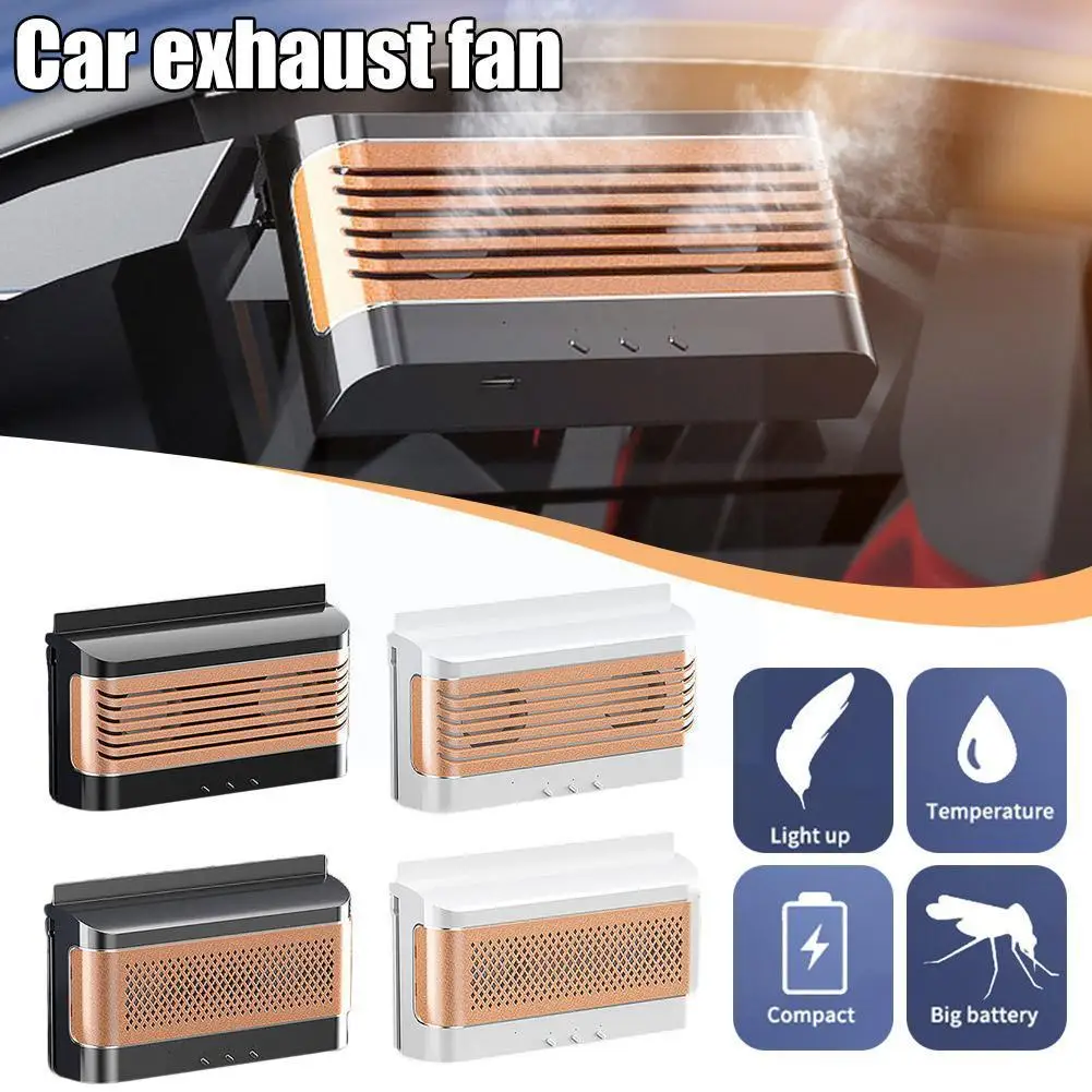 

Solar Powered Car Cooler Window Radiator Exhaust Fan Car Radiator Radiator Vent Auto System Air Cooling Ventilation Fan J3F1